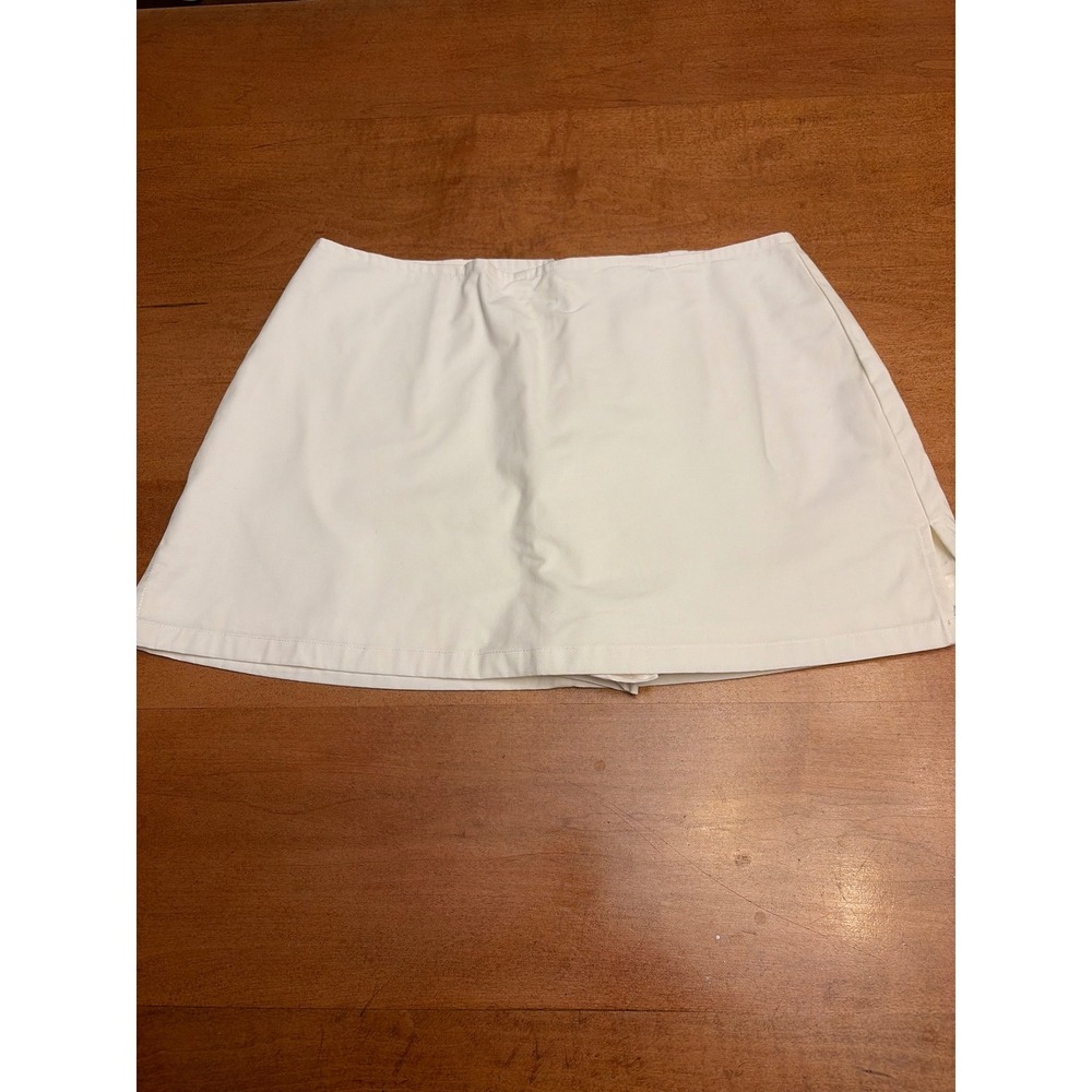 Princess Polly 100% Recycled Cotton Gigi Skort Side Zip Size 6 US 38 IT